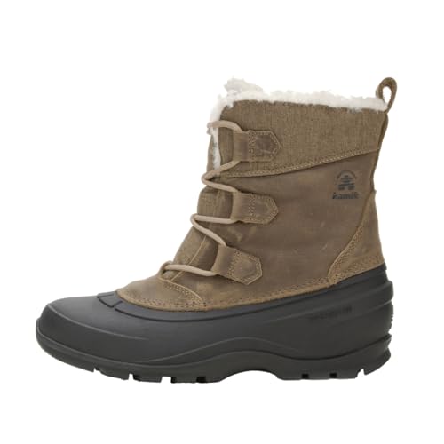 Kamik Damen Snowgem Lo Winterstiefel, Braun (Fossil FOS), 41 EU von Kamik