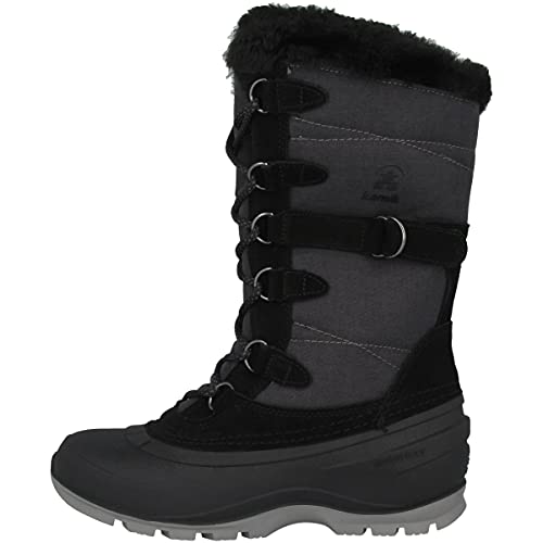 Kamik Damen Snovalley2 Schneestiefel, Schwarz (Black BLK) von Kamik