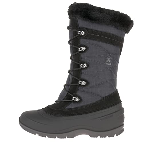 Kamik Damen Snovalley4 Winterstiefel, Black (BLK), 36 EU von Kamik