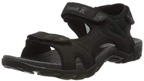 Kamik Herren Milos Riemchensandalen, Schwarz (Black BLK), 41 EU von Kamik