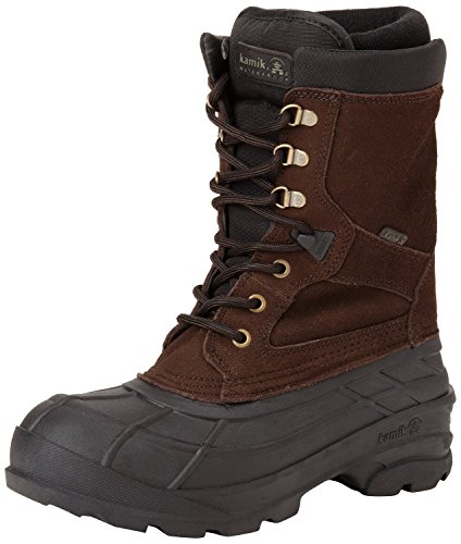 Kamik NATIONPLUS Schneestiefel Herren, Braun (DBR-DARK BROWN), 41 EU von Kamik
