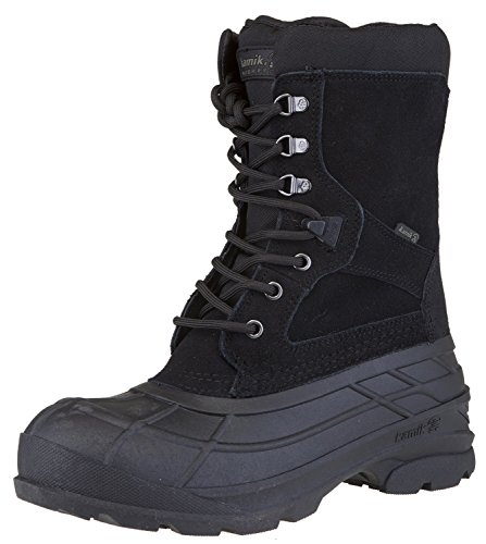 Kamik Herren Nation Plus Schneestiefel, Black blk, 41 EU von Kamik