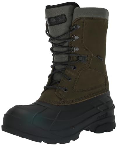 Kamik Herren Nation Plus Schneestiefel, Dark Olive Dol, 40 EU von Kamik