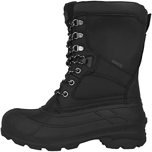 Kamik Herren NationPro Schneestiefel, Schwarz (Black BK2), 40 EU von Kamik