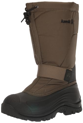 Kamik Herren Nationplus Schneestiefel, Dark Olive, 42 EU von Kamik