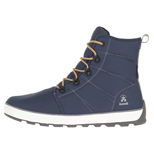 Kamik M Spencer N Blau - Sportive wasserdichte Herren Winterstiefel, Größe EU 42.5 - Farbe Navy von Kamik