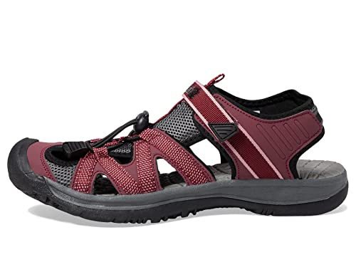 Kamik Islander2 Flache Sandalen für Damen, Burgunder, 37 EU von Kamik