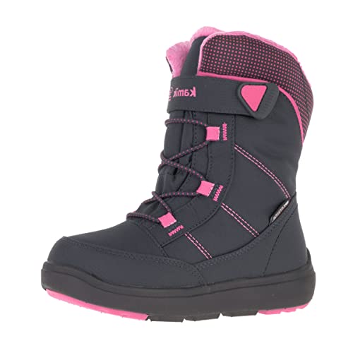 Kamik Jungen Mädchen Stance2 Schneestiefel, Navy Magenta (NAM), 23 EU von Kamik