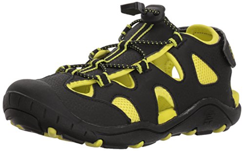 Kamik Unisex-Jungen Oyster2 Geschlossene Sandalen, Schwarz (Black Lime Blk), 33 EU von Kamik