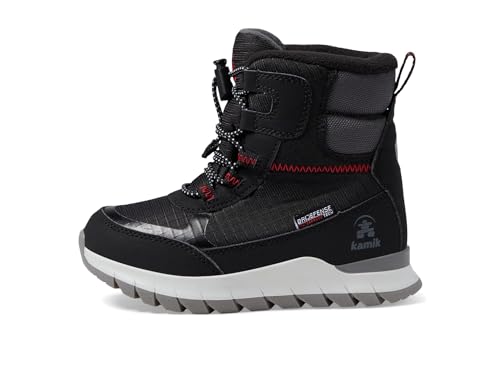 Kamik Jungen Unisex Kinder Rockies Winterstiefel, Black Blk, 28 EU von Kamik