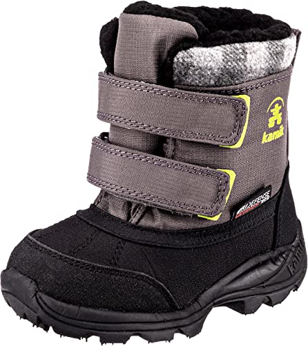 Kamik Jungen Unisex Kinder Sparky Schneestiefel, Grau (Charcoal CHA), 26 EU von Kamik