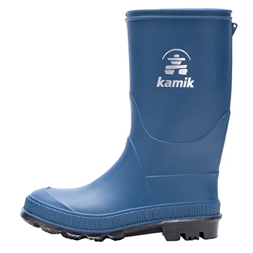 Kamik Jungen Unisex Kinder Stomp Gummistiefel, Light Navy Lna, 25 EU von Kamik