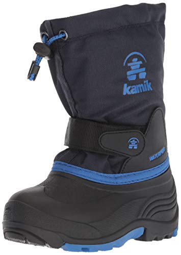Kamik Jungen Unisex Kinder Waterbug 5 Waterproof Adjustable Winter Boots Schneestiefel, Marineblau/blau, 26 EU Kamik Jungen Unisex Kinder Waterbug 5 Waterproof Adjustable Winter Boots Schneestiefel, Marineblau/blau, 26 EU von Kamik