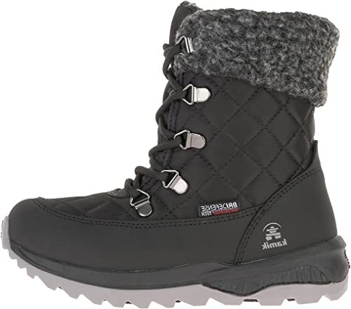 Kamik Kids Gemini Schwarz, Kinder Winterstiefel, Größe EU 37 - Farbe Black von Kamik