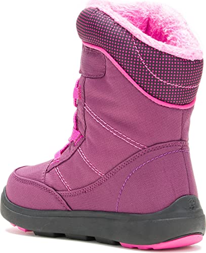 Kamik Kids Stance 2 Pink - Wasserdichter atmungsaktiver Kinder Winterstiefel, Größe EU 34 - Farbe Grape von Kamik