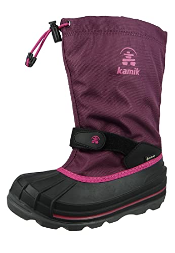 Kamik Kids Waterbug 8g Lila - Gore-Tex Wasserdichter isolierter Kinder Gore-Tex Winterstiefel, Größe EU 32 - Farbe Gra von Kamik