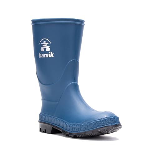 Kamik Kinder Stomp Gummistiefel, Blau (Light Navy LNA) 33/34 EU von Kamik
