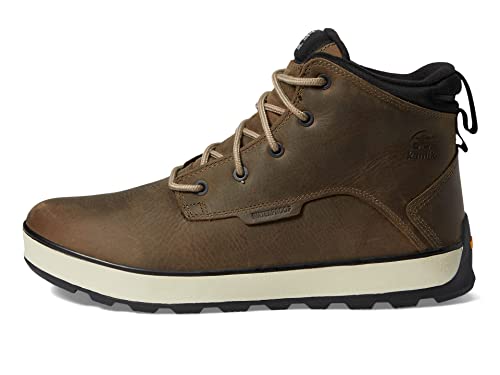 Kamik M Spencer Mid Braun - Wasserdichte warme Herren Leder Winterstiefel, Größe EU 46 - Farbe Fossil von Kamik