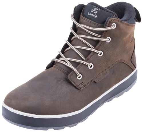 Kamik M Spencer Mid Braun - wasserdichte warme Herren Leder Winterstiefel, Größe EU 42 - Farbe Java Kamik M Spencer Mid Braun - wasserdichte warme Herren Leder Winterstiefel, Größe EU 42 - Farbe Java von Kamik
