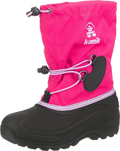 Kamik Mädchen Southpole4 Winterstiefel, Pink Rose Lavender Rol, 26 EU von Kamik