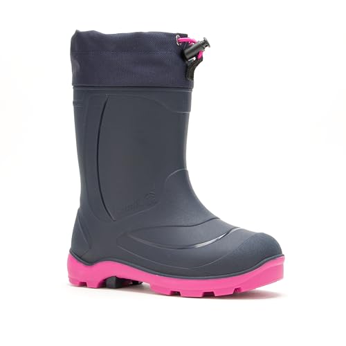 Kamik SNOBUSTER1, Unisex-Kinder Gummistiefel, Blau (NAVY MAGENTA NAM), 36 EU (3.5 UK) von Kamik