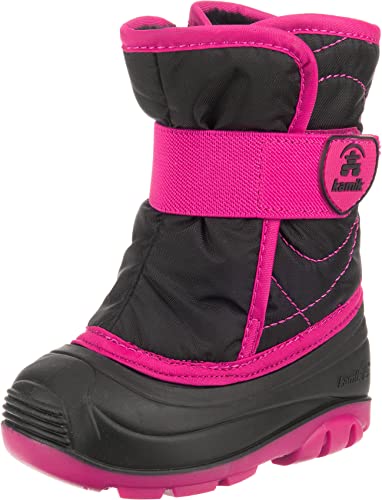 Kamik Mädchen Snowbug3 Winterstiefel, Pink (Black Rose BRO), 22 EU von Kamik