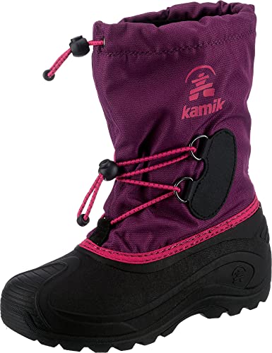 Kamik Mädchen Southpole4 Winterstiefel, Violett Grape Raisin Gra, 32 EU von Kamik