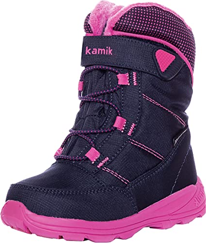 Kamik Mädchen Stance Winterstiefel, Blau (Navy/Magenta-Marine/Magenta NAM), 22 EU von Kamik