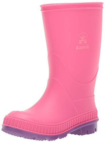 Kamik Mädchen Stomp Gummistiefel, Pink (Pink Pin), 22 EU von Kamik