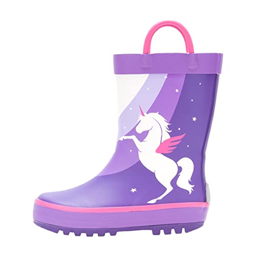 Kamik Mädchen Unicorn Gummistiefel, Violett, 26 EU von Kamik