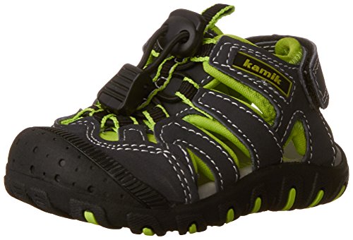 Kamik OYSTER Unisex-Kinder Geschlossene Sandalen, Blau (Green/Grn), 28 EU von Kamik