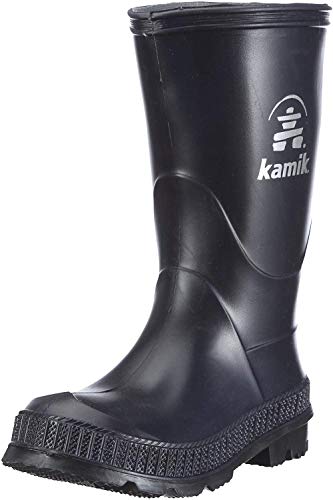 Kamik Unisex-Jungen Stomp Gummistiefel, Blau (NAK_NAVY/BLACK SOLE),27EU von Kamik