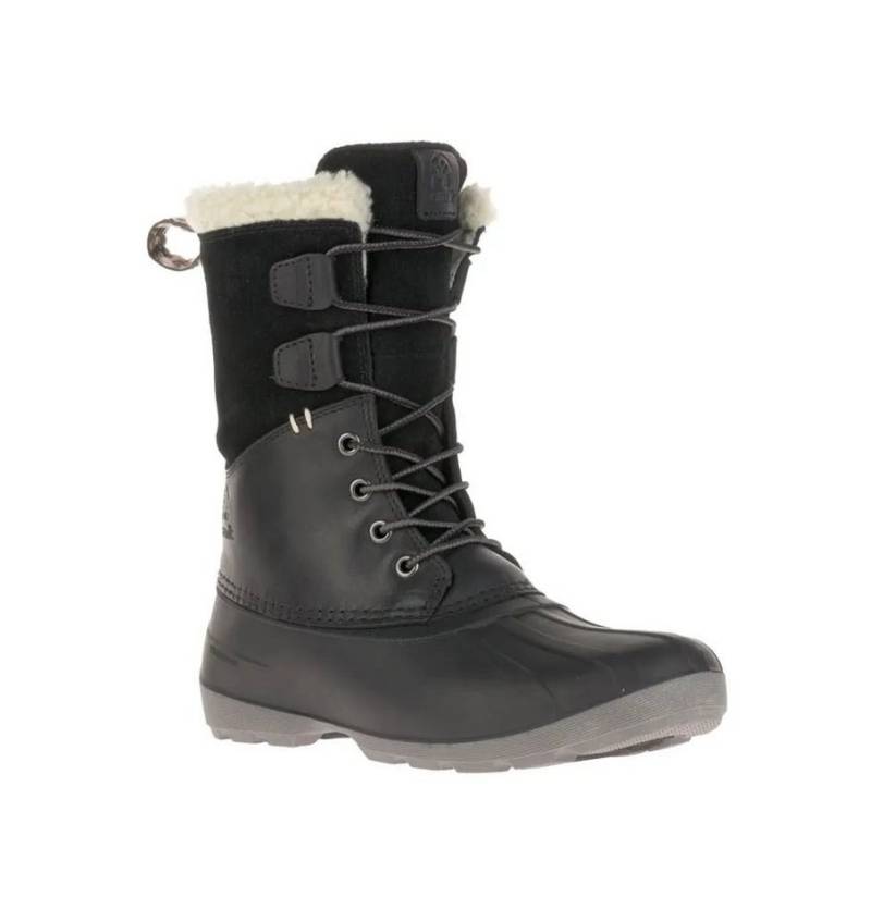 Kamik Simona (Leder, wasserdicht) schwarz Damen Winterstiefel von Kamik