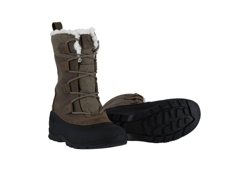Kamik Snowgem (Leder, Nylon, wasserdicht) fossilbraun Damen Winterstiefel von Kamik