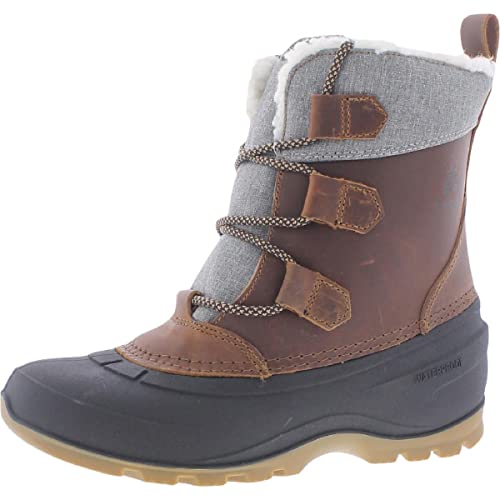 Kamik Damen Snowgem Lo Winterstiefel, Braun (Cognac CGN), 42 EU von Kamik