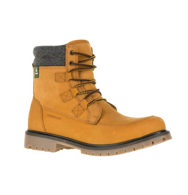 Kamik Takodam Nubukleder+Filzkragen hellbraun Herren Winterstiefel von Kamik