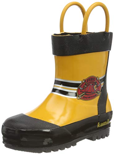 Kamik Unisex-Jungen Fireman Gummistiefel, Gelb (Yellow YEL), 20 EU von Kamik