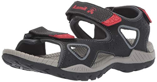 Kamik Unisex-Jungen Lobster2 Riemchensandalen, Schwarz (Black Blk), 22 EU von Kamik