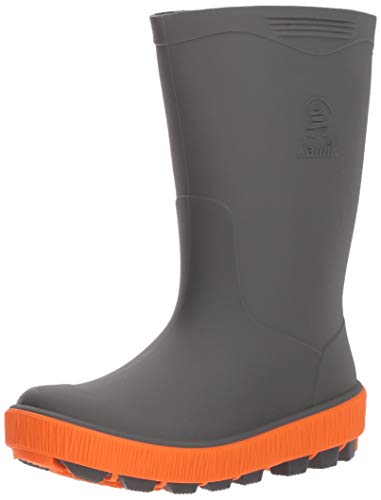 Kamik Unisex-Jungen RIPTIDE Gummistiefel, Grau (Charcoal-Charbon Cha), 28/29 EU von Kamik