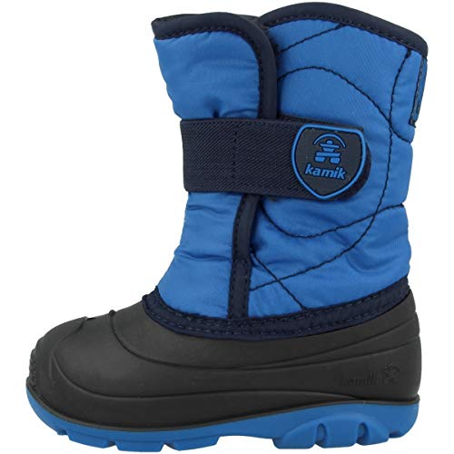 Kamik Unisex-Jungen Snowbug3 Winterstiefel, Blau (Blue BLU), 22 EU von Kamik