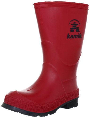 Kamik Unisex-Jungen Stomp Gummistiefel, Rot (RED),22EU von Kamik