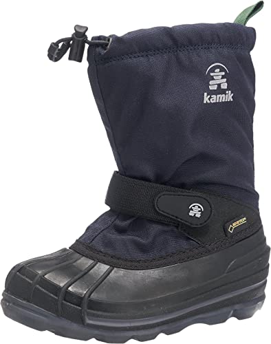 Kamik Unisex-Jungen Waterbug8g Winterstiefel, Blau (Navy/Marine), 39 EU von Kamik