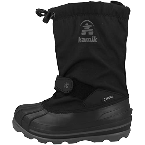 Kamik Unisex-Jungen Waterbug8g Winterstiefel, Schwarz (Black-Noir), 26 EU von Kamik