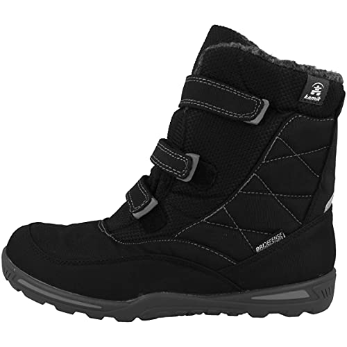 Kamik Unisex-Kinder Hayden Hohe Sneaker, Schwarz (Black Blk) von Kamik