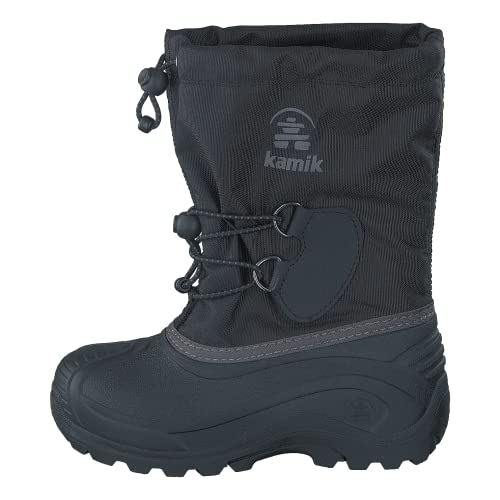 Kamik Unisex-Kinder Southpole4 Winterstiefel, Schwarz (Black), 25 EU von Kamik