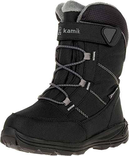 Kamik Unisex-Kinder Stance Winterstiefel, Schwarz BMG, 23 EU von Kamik