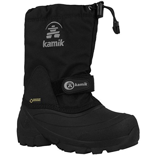 Kamik Unisex-Kinder Waterbug5 G Schneestiefel, Schwarz (Black BLK) von Kamik