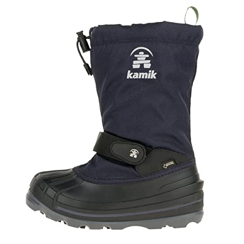 Kamik Unisex-Jungen Waterbug8g Winterstiefel, Blau (Navy/Marine), 31 EU von Kamik