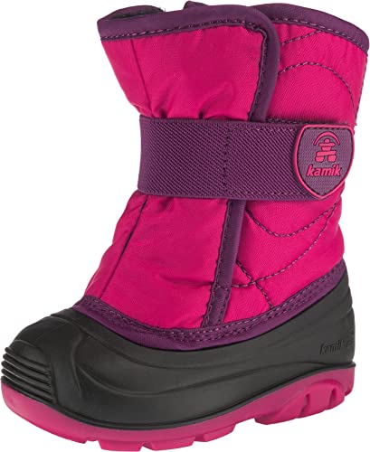 Kamik Mädchen Snowbug3 Winterstiefel, Pink (Rose ROS), 22 EU von Kamik