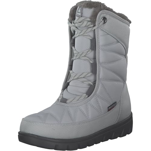 Kamik W Hannah Mid Grau - Wasserdichter Veganer Damen Winterstiefel, Größe EU 39 - Farbe Light Grey von Kamik